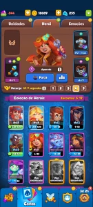 Conta Rush Royale com débito de gemas - Outros