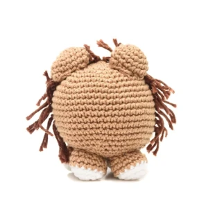 Leão bola em amigurumi - Artesanato e Personalizados