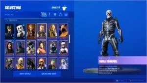CONTA FORTNITE COM GLOW, GALAXY, IKONIK, TEMPORADA 3 A 10