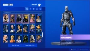 CONTA FORTNITE COM GLOW, GALAXY, IKONIK, TEMPORADA 3 A 10