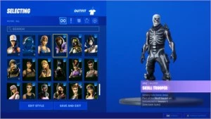 CONTA FORTNITE COM GLOW, GALAXY, IKONIK, TEMPORADA 3 A 10