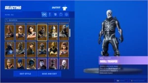 CONTA FORTNITE COM GLOW, GALAXY, IKONIK, TEMPORADA 3 A 10