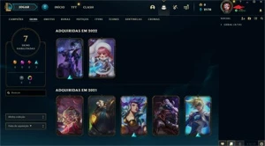 vendo conta platina 3(bom mmr) - League of Legends LOL