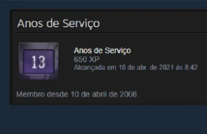 Conta Steam 13 Anos - Counter Strike CS