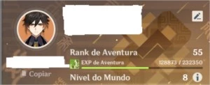 AR 55 PERSONAGENS TOP!! CONTA FORTE!! - Genshin Impact