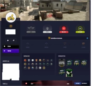 Conta CSGO PRIME Global e level 20 gamersclub - Counter Strike