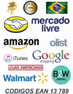 1000 codigos de barras ean13 789 venda online todos os sites - Outros
