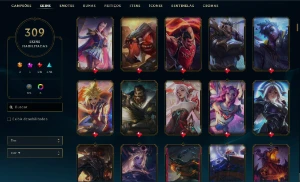 CONTA LOL TODOS OS CAMPEÕES E MAIS DE 300 SKINS PROMOÇÃO - League of Legends