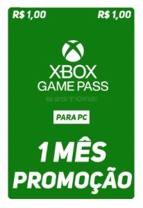 Xbox Game Pass 1 Mês [Promoção] - Gift Cards
