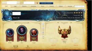Conta Lol, todos os champions, 20 p/runas, borda diamante - League of Legends