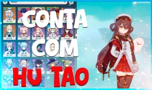 Conta Com Hutao + Skin E Mualan - Genshin Impact