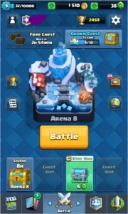 CONTA CLASH ROYALE LVL 8 ARENA 8 + TROCA DE NOME
