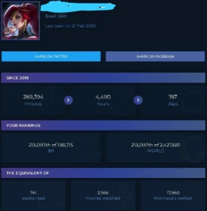 Conta LoL - League of Legends