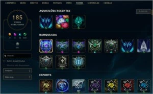 Vendo conta todos os campeões, 101 skins, Mmr Diamante V - League of Legends LOL