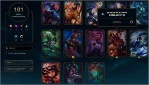 Vendo conta todos os campeões, 101 skins, Mmr Diamante V - League of Legends LOL