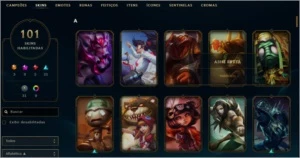 Vendo conta todos os campeões, 101 skins, Mmr Diamante V - League of Legends LOL