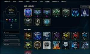 Vendo conta todos os campeões, 101 skins, Mmr Diamante V - League of Legends LOL