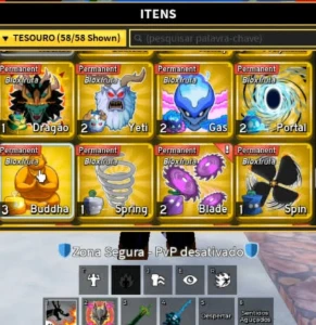Conta Boa De Blox Fruit E King Legacy Full Game Pass+20 Perm