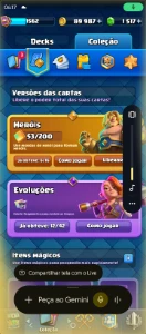 Conta Clash Royale 12k trofeu - troca de nick
