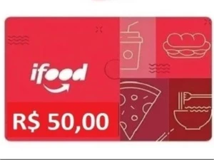 R$ 50,00 IFOOD GIFT CARD (BR) POR 45 - Gift Cards