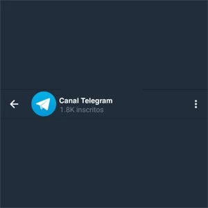 Canal Telegram com 1,800 membros