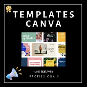 🚀 Pack +3.000 Templates Profissionais Editáveis No Canva - Outros