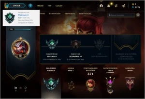 Conta platina 2 com 130 champs e 79 skins - League of Legends LOL