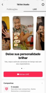 Conta Tiktok 2K Com Live Studio + Sem Shop (Melhor Preço) - Social Media