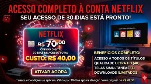 Card 30 Dias Netflix Conta Completa Plano Premium Full Hd - Assinaturas e Premium