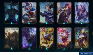 Conta League of Legends mais de 1000 skins LOL