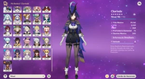 30 personagens t5 16 constelações10 armas t5, skirk, mavuika - Genshin Impact