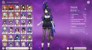 30 personagens t5 16 constelações10 armas t5, skirk, mavuika - Genshin Impact