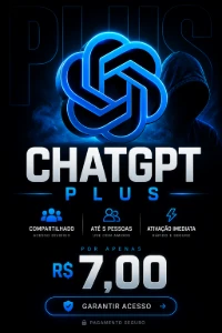 ChatGPT Plus - Clube Fechado com Garantia de 1 Mês