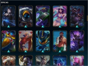 Conta League of Legends com 112 skins, Gold 3 LOL