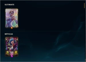 Conta League of Legends com 112 skins, Gold 3 LOL
