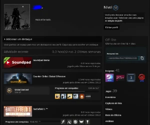 CONTA STEAM LEVEL 52 COM CSGO PRIME - Counter Strike