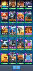 Conta Clash Royale Deck de Lava hound