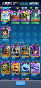 Conta Clash Royale Deck de Lava hound