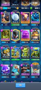 Conta Clash Royale Deck de Lava hound