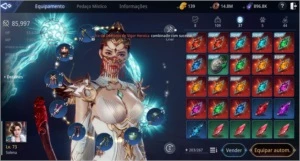 CONTA MIR4 NA 33  LVL 73 85K POWER  2 PETS EPICOS E MUITO +