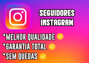 Seguidores Instagram Vitalício (Sem Quedas) 1K APENAS R$10 