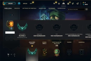 Conta Platina 1 com 23 Champs e 3 Skins - League of Legends LOL
