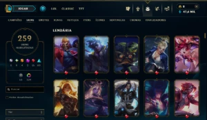 Conta Lol Todos Os Champs Varias Skins - League of Legends