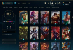 Conta Lol Todos Os Champs Varias Skins - League of Legends