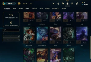 Conta diamante 2 com 24 Champs e 2 Skins - League of Legends LOL