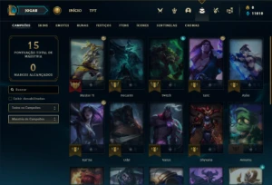 Conta diamante 2 com 24 Champs e 2 Skins - League of Legends LOL