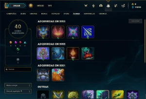 Conta diamante 2 com 24 Champs e 2 Skins - League of Legends LOL