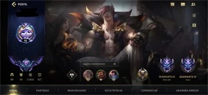 Conta Wild Rift Esmeralda I - League of Legends: Wild Rift LOL WR