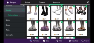 Conta nível 15 com 5 anos, itens raros e de crows - Avakin Life