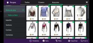 Conta nível 15 com 5 anos, itens raros e de crows - Avakin Life